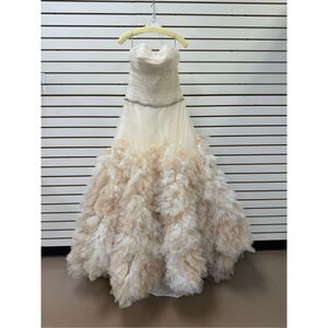 Wtoo Allegra Wedding Dress Gown in Antique White Size 10 (fits like an 8)